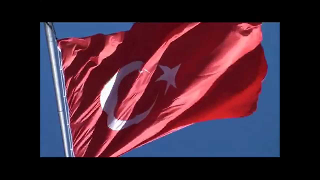1 dakikalık saygı duruşu ve istiklal marşı - hd görüntü