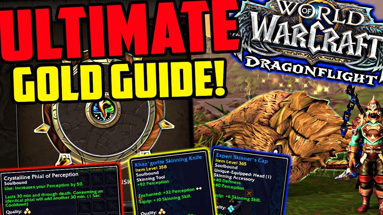 How To Make Gold with Skinning in Dragonflight - Dragonflight Skinning Guide