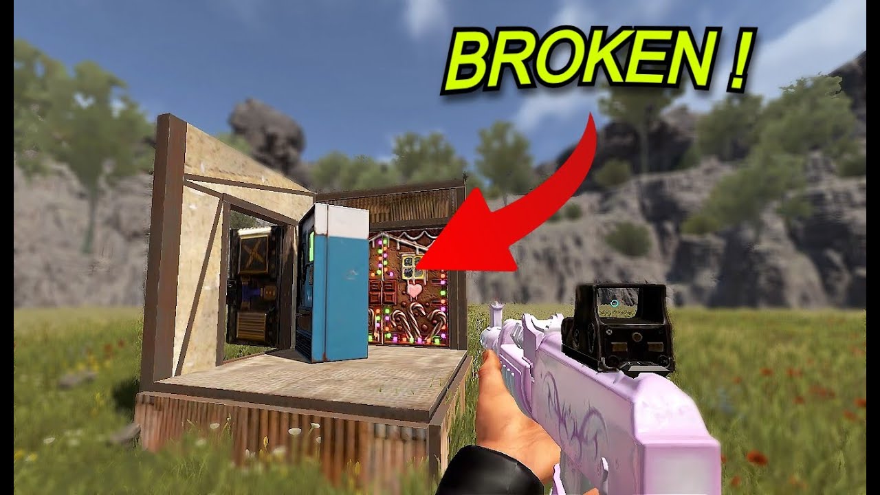 💲 NEW BROKEN VENDING MACHINE BUNKER 💲: RUST BUILDING GUIDE (No Materials Required to Seal)