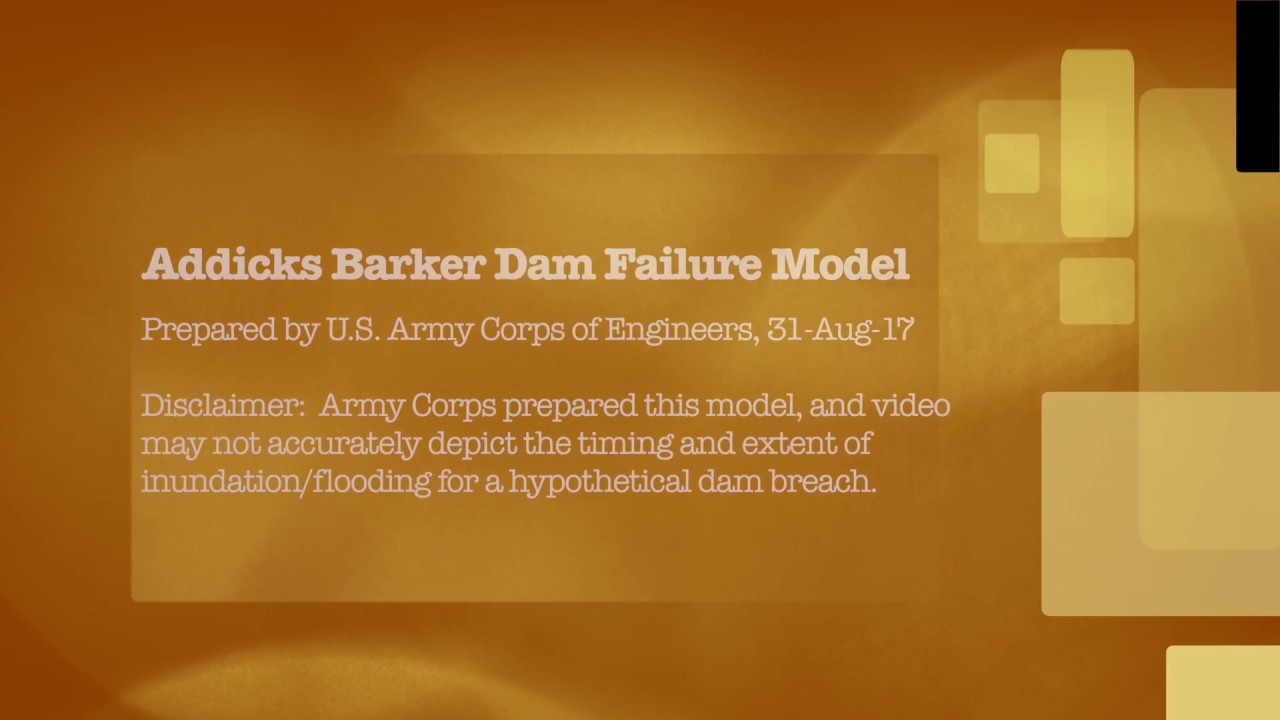 Addicks Barker Dam Breach Model