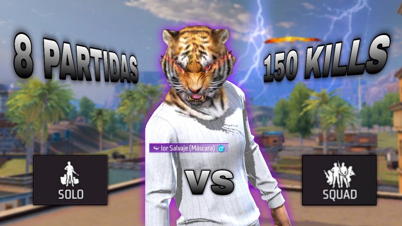 TIGRE BLANCO Solo vs Escuadra 150 kills