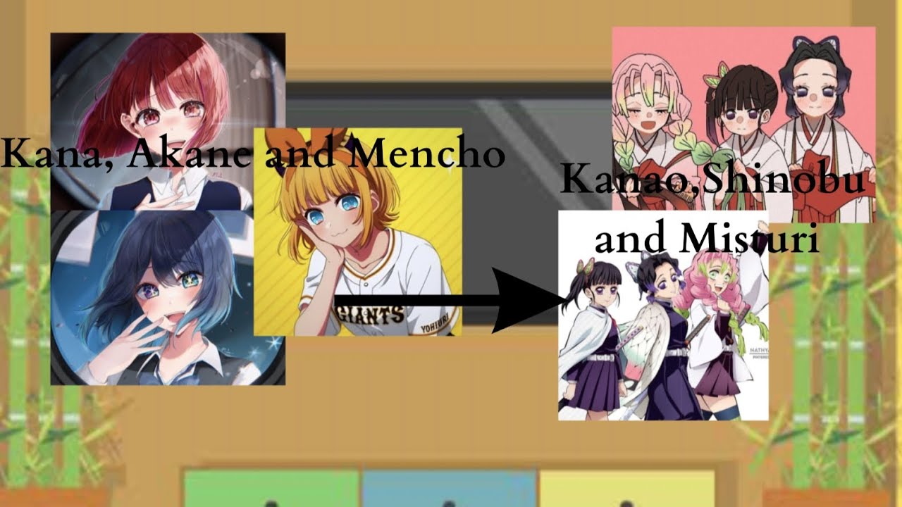 // Oshi no ko react Kana, Akane and Memcho as Kanao, Shinobu and Mitsuri// part 2 [Milie_§ĄMÄ]