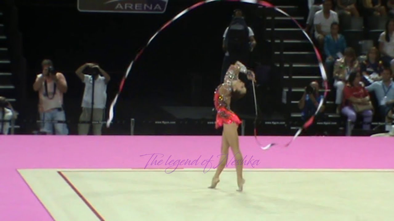 Silviya MITEVA (BUL) ribbon - 2011 Montpellier worlds AA