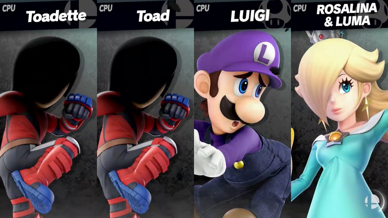 Super Smash Bros. Ultimate - MAR10 Day Battle with only 4