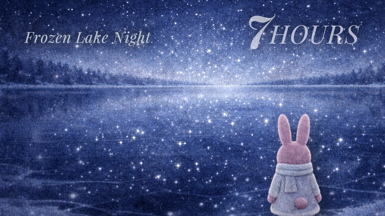凍った湖の夜 – 星と静けさ｜深く眠るための7時間睡眠BGM