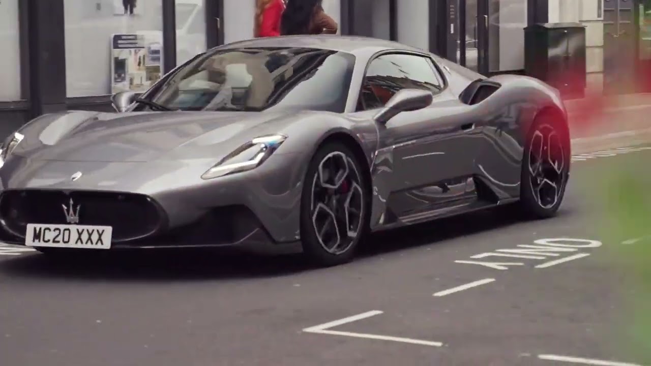 The Maserati MC20 and Maserati London at Concours on Savile Row
