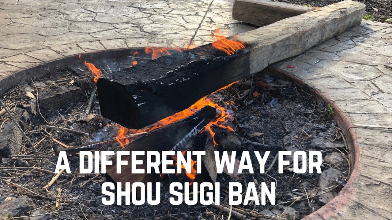 A Different Way for Shou Sugi Ban