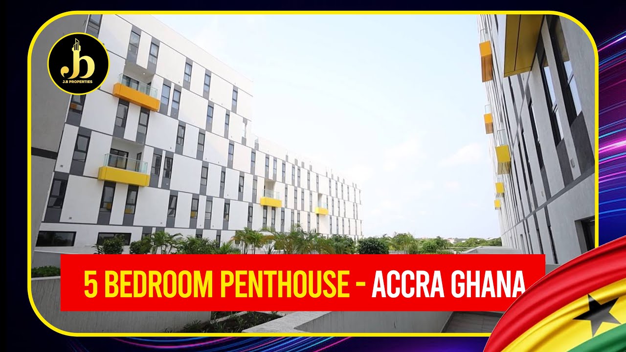 Inside a 5 Bedroom Penthouse In Accra, Ghana.