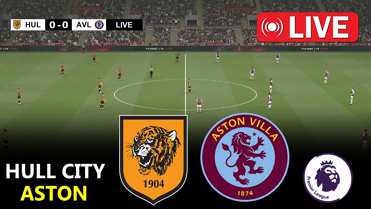 🔴LIVE : Hull City vs Aston Villa | Premier League 2026 | Epl Live Stream | eFootball Pes 21 Gameplay