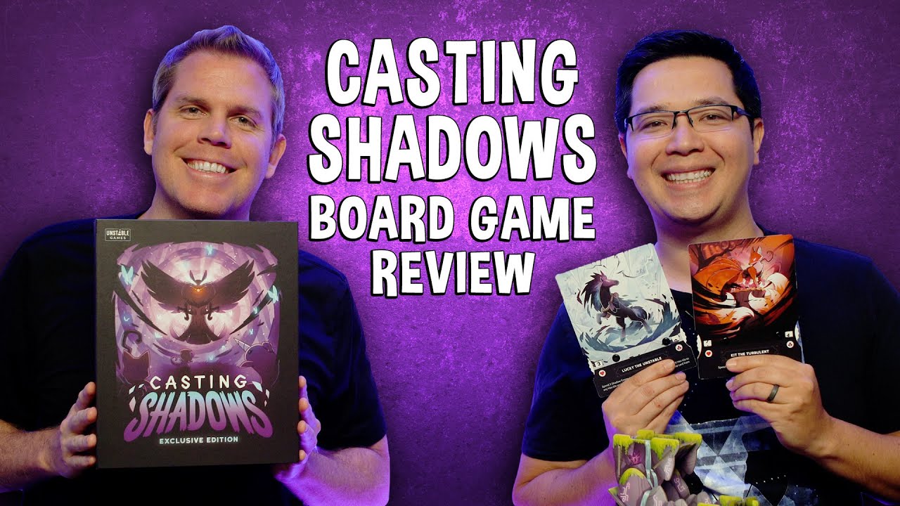 Review of Casting Shadows - Player Elimination Board Game from Unstable Games