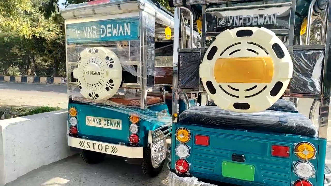 Electric e rickshaw log showroom and Company Rickshaw smart model chechis number 