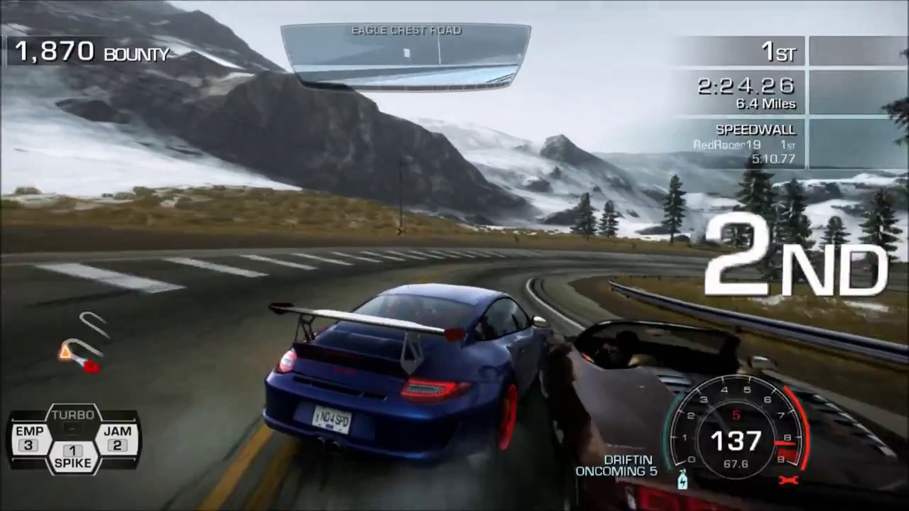 Need For Speed Hot Pursuit - Avalanche (Porsche 911 GT3 RS)