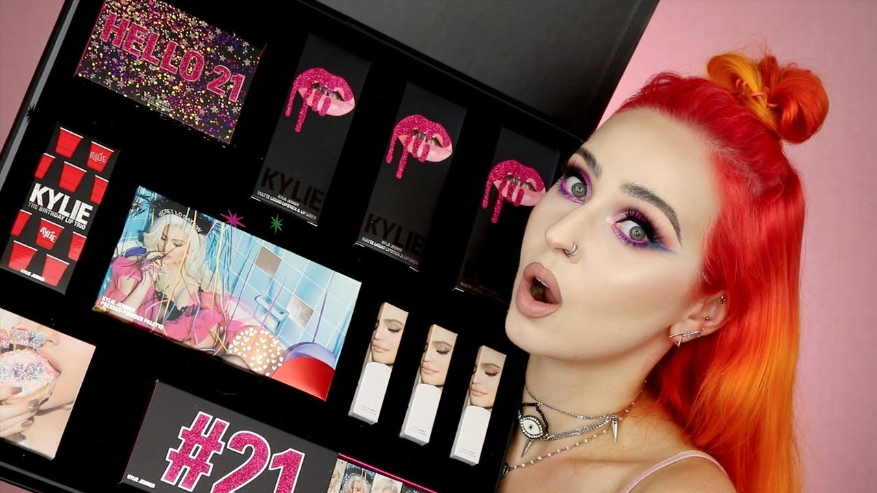 KYLIE COSMETICS 21 BIRTHDAY COLLECTION | Revue Swatches Tuto