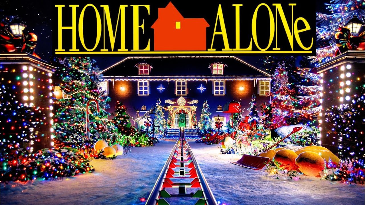 HOME ALONE PLANET COASTER(MOVIE RIDE) 😂😅😅!!!