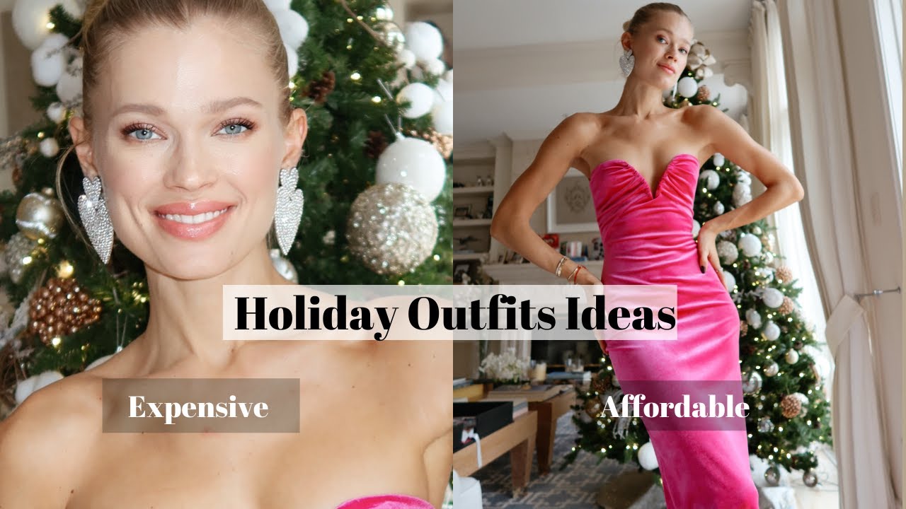 Holiday Outfits 2021 / EXPENSIVE vs AFFORDABLE / THE MODEL CLOSET / Vita Sidorkina