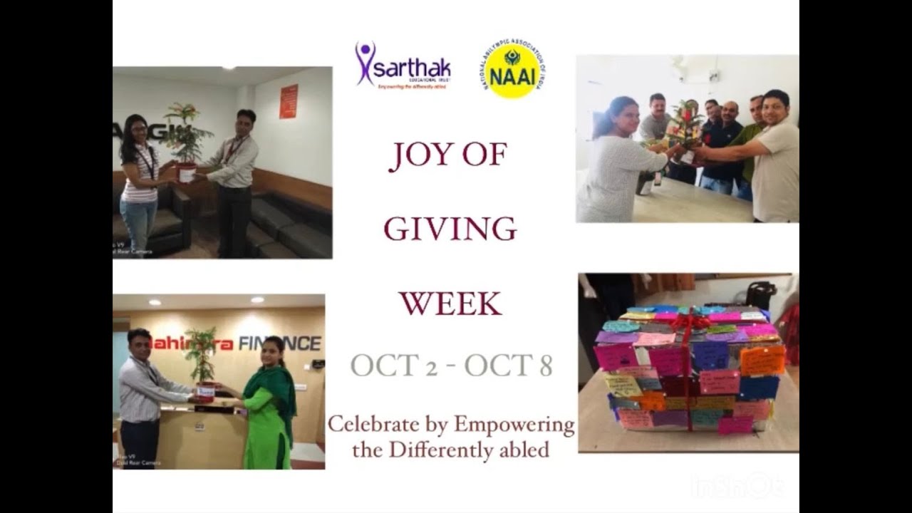Dan Utsav (Joy of Giving Week)