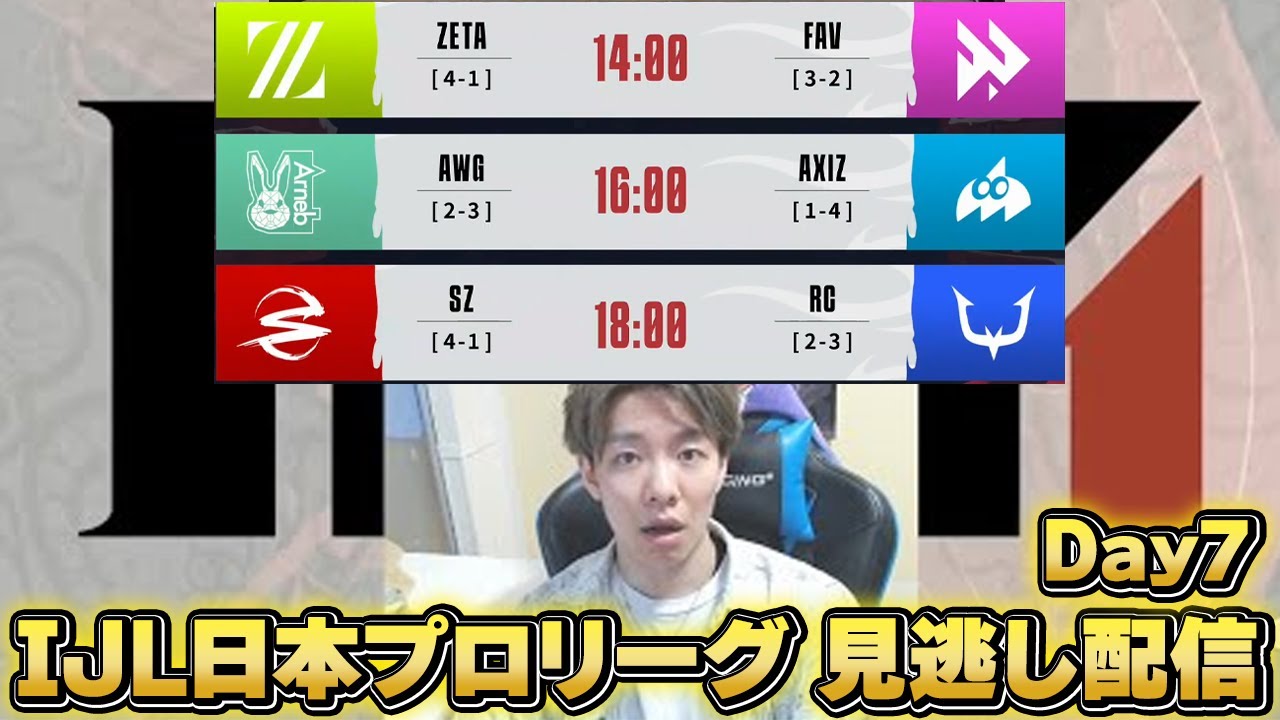 第五人格日本プロリーグIJL 見逃し配信 Day7