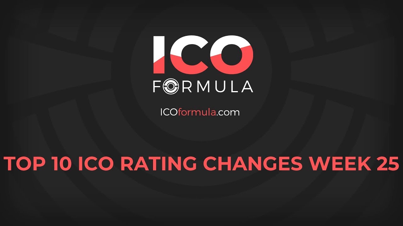 Top 10 ICO Rating Changes on ICOformula - Week 25