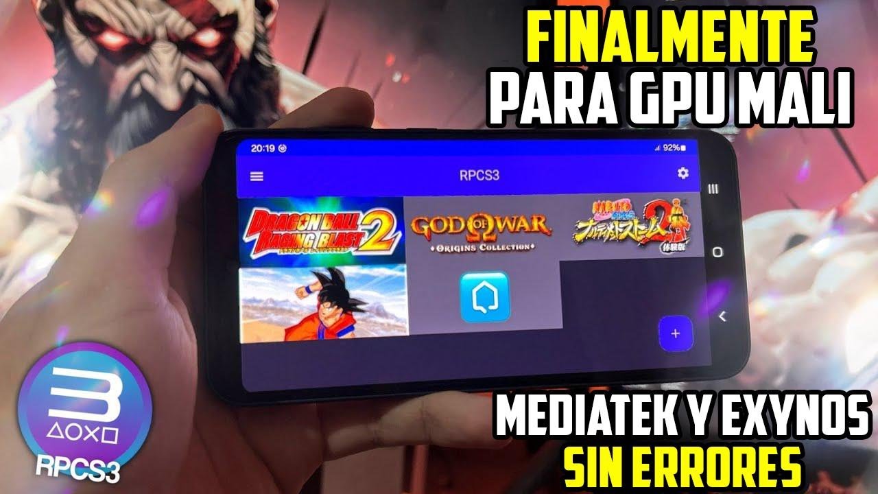 ¡Increíble! Ya puedes usar RPCS3 en celulares con GPU Mali, MediaTek o Exynos (emulador de PS3)