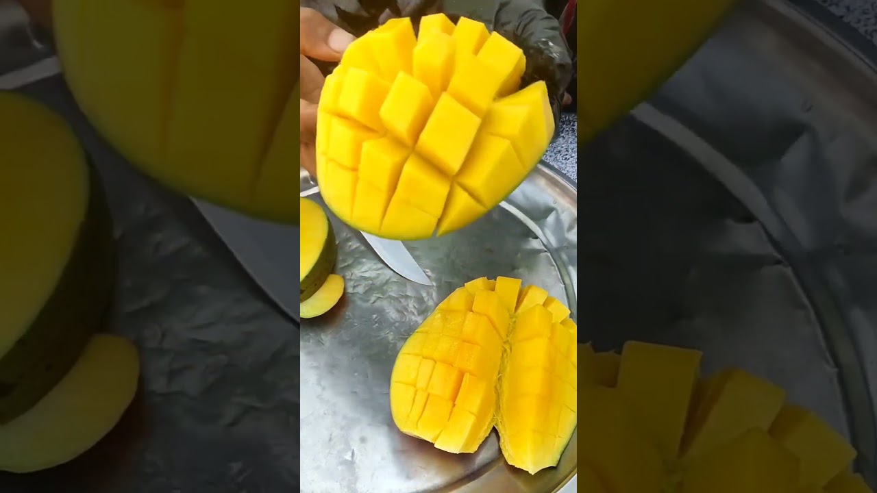 OMG MANGO 🥭🥭🥭🥭 MACAAN GOOD MANGO MASHA ALLAAH CANBEYSTE FRESH #shorts