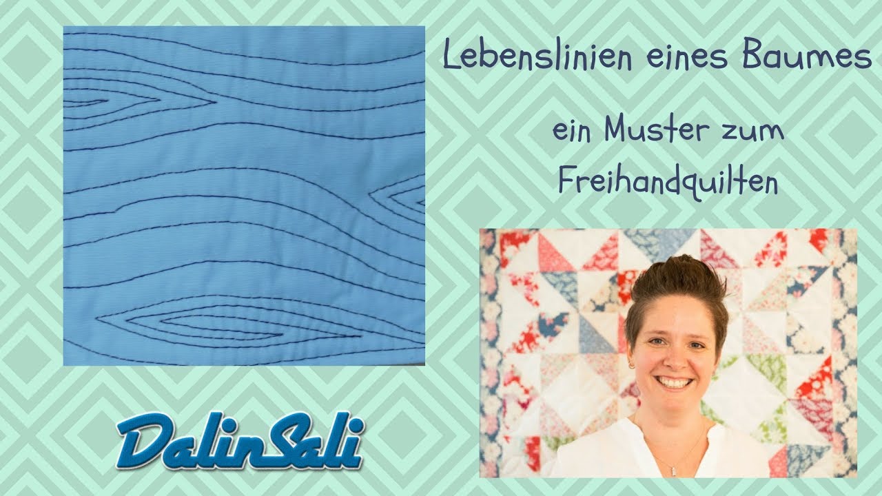 Lebenslinien eines Baumes - ein Muster zum Freihandquilten