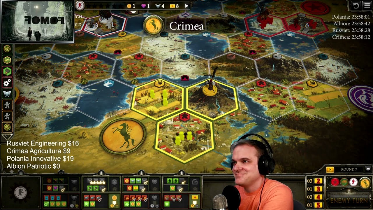 Game 1 September Special Tournament 2022 | Scythe Board Game