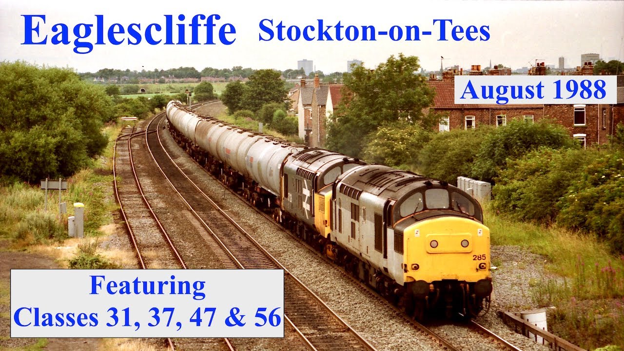 British Rail in the 1980s - Eaglescliffe (Stockton-on-Tees) - August 1988