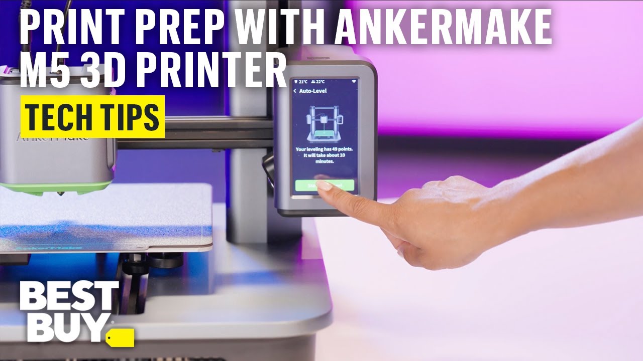Getting the AnkerMake M5 Speedy 3D Printer Ready to Print – Tech Tips from Best Buy