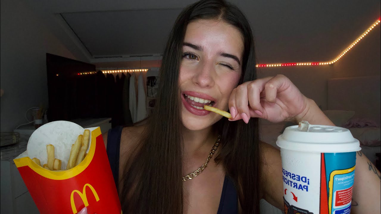 ASMR PROBANDO EL MENU MCPLEX 🍟🍔