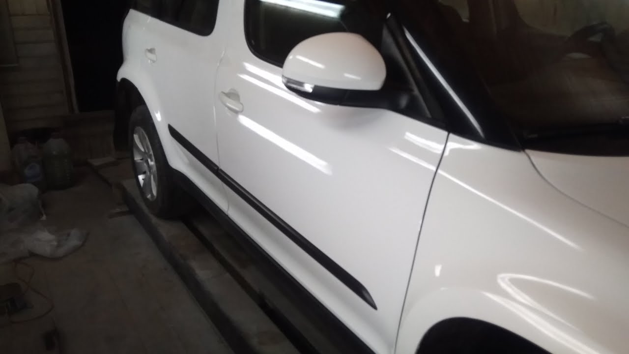 Удаляем ржавчину с кузова Шкода Йети Skoda Yeti