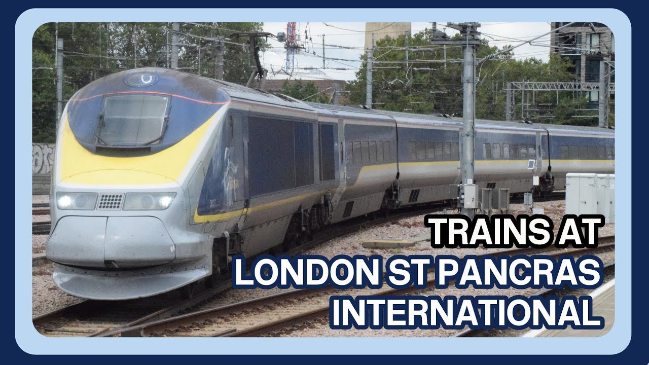 Trains at London St Pancras railway station (28/09/2023)