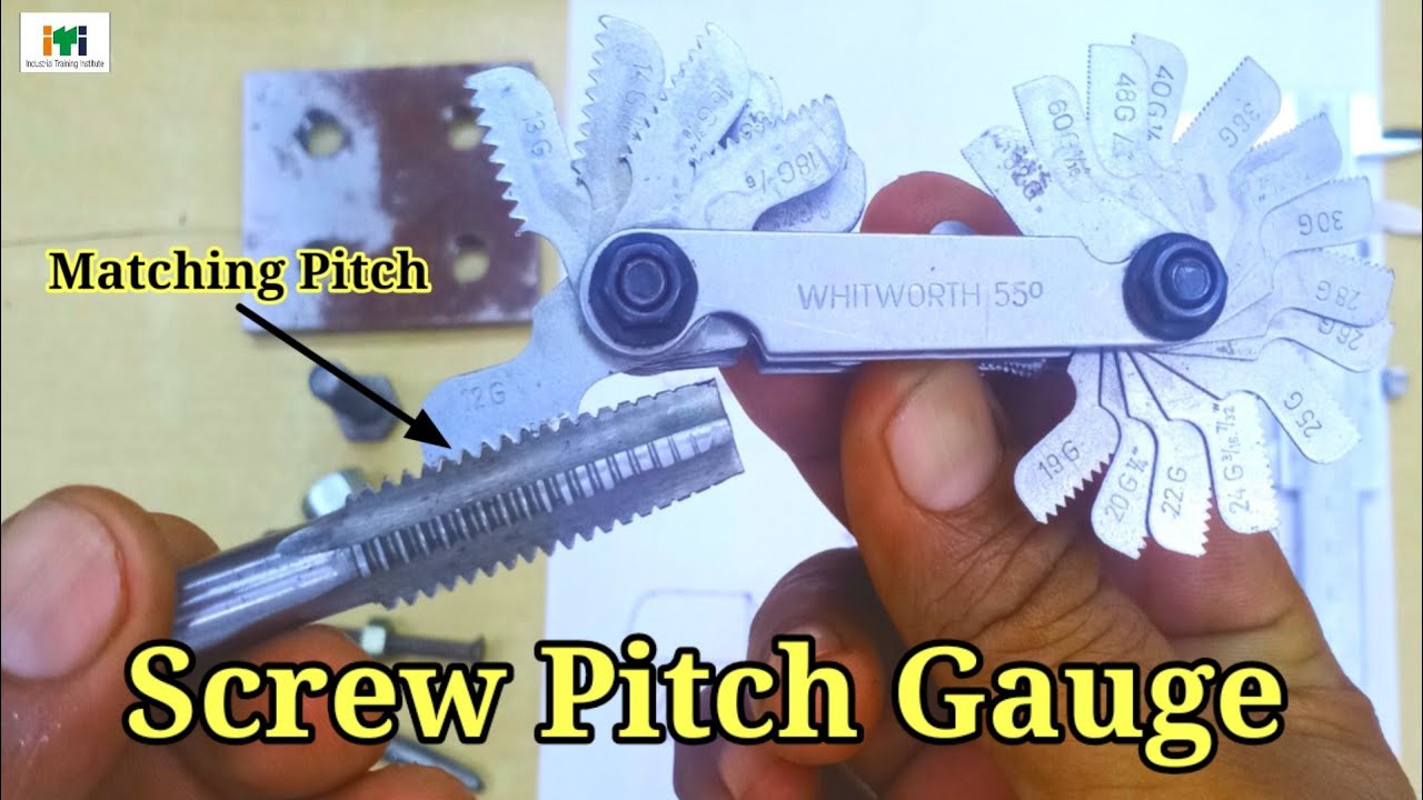 How to use of Screw Pitch Gauge//  Pitch//TPI // Material & Construction// Metric & British System