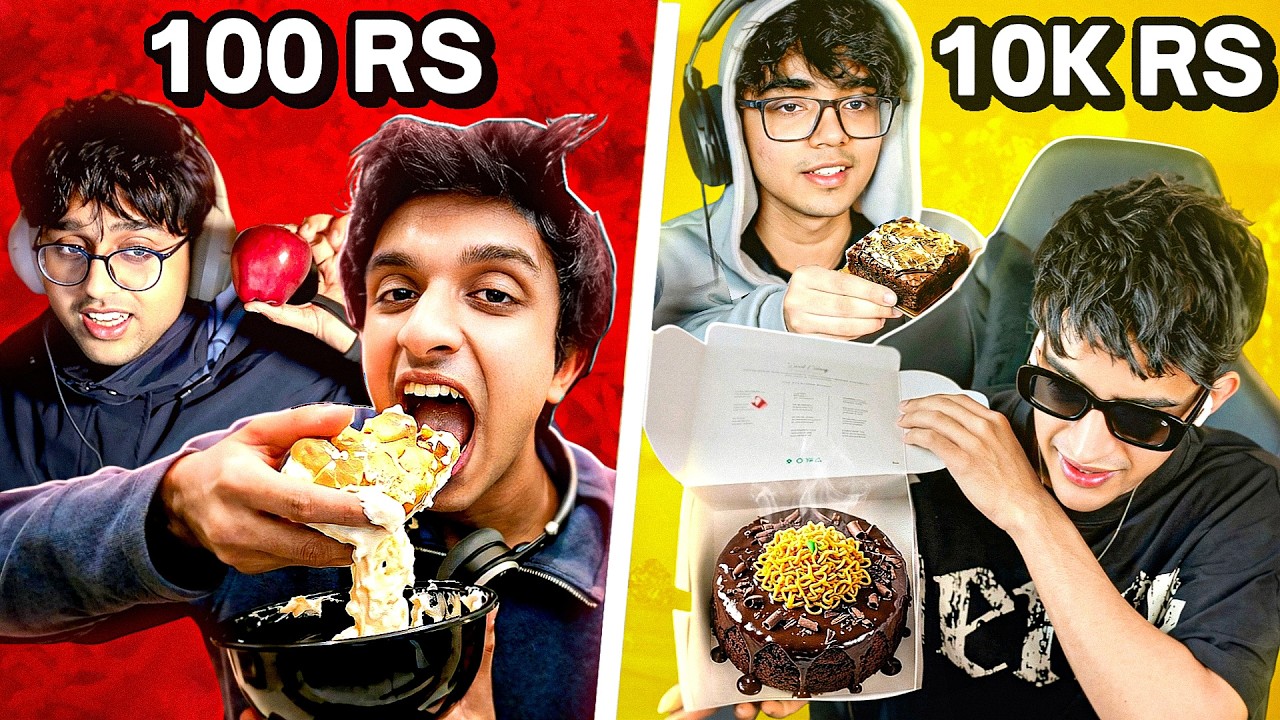 100Rs vs 1000Rs FOOD TAKEAWAY