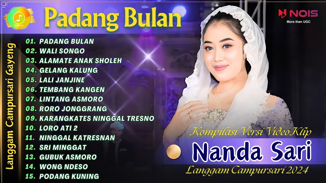 NANDA SARI - PADANG BULAN - WALI SONGO | KOMPILASI VIDEO LANGGAM CAMPURSARI GAYENG TERBARU 2024
