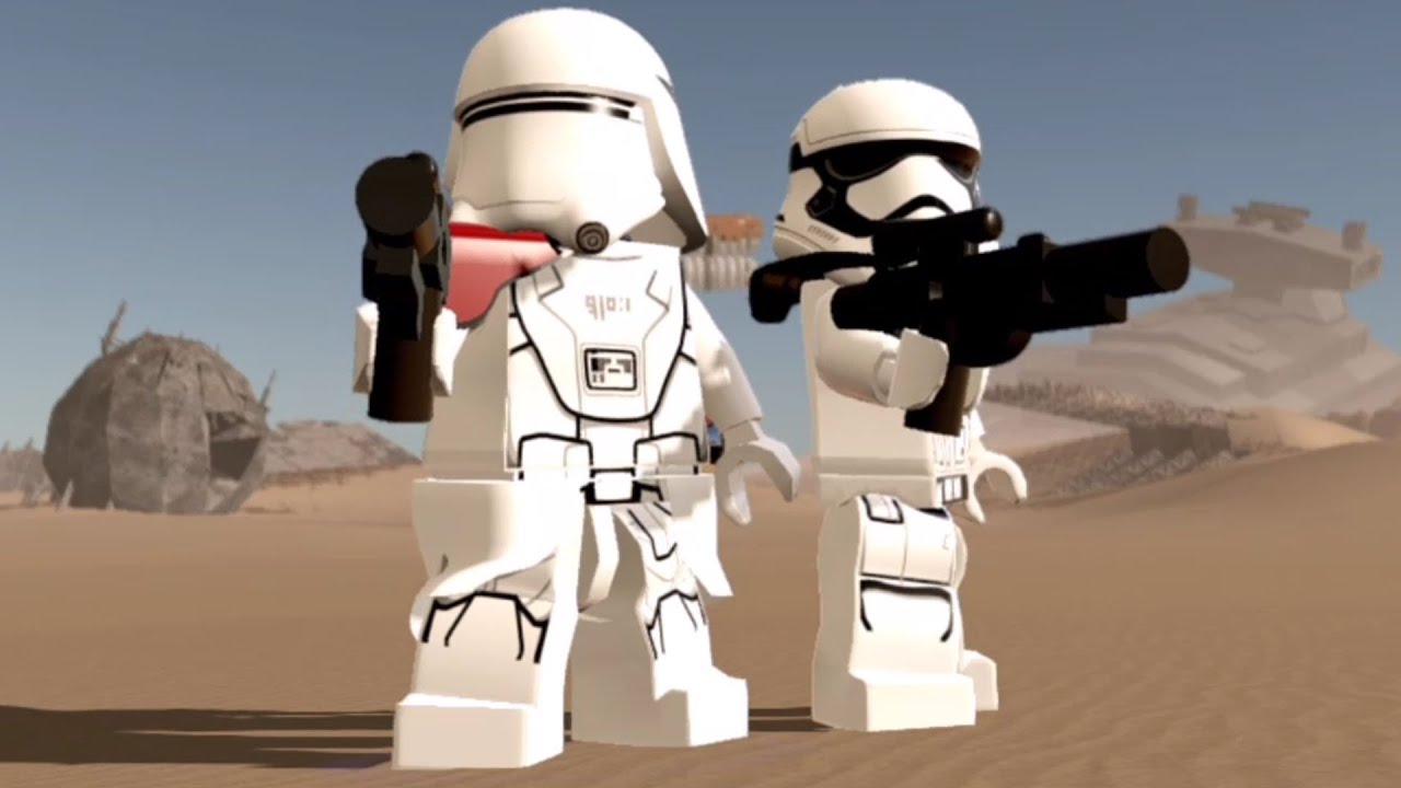 LEGO Star Wars: The Force Awakens - All Stormtrooper Characters | Free Roam Gameplay [HD]