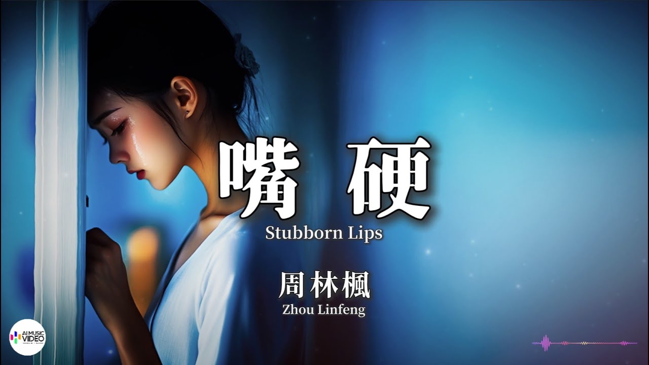 周林楓 - 嘴硬【Pinyin + Eng Sub | AI音樂視頻 | 繁體拼音英文動態字幕】Zhou Linfeng 【周林枫 -  嘴硬】