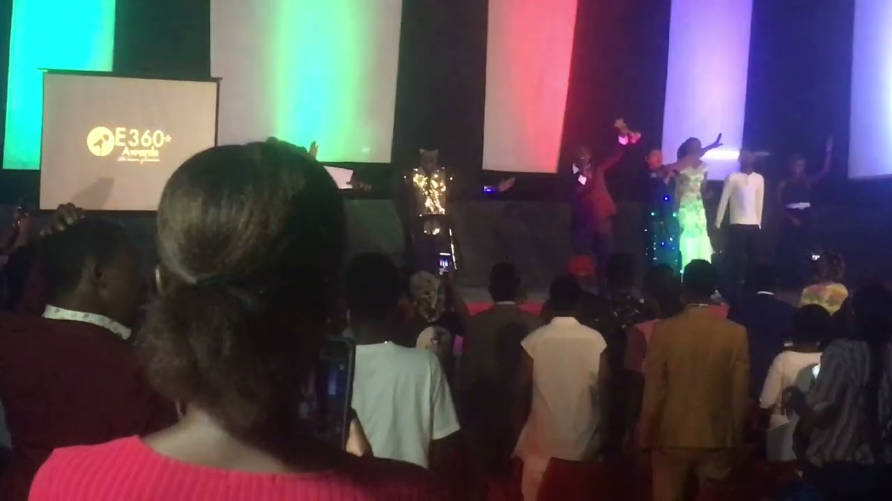 Emotional!!As @the munenes hit song won the worship song of the year|e360|#themunenes#subscribe