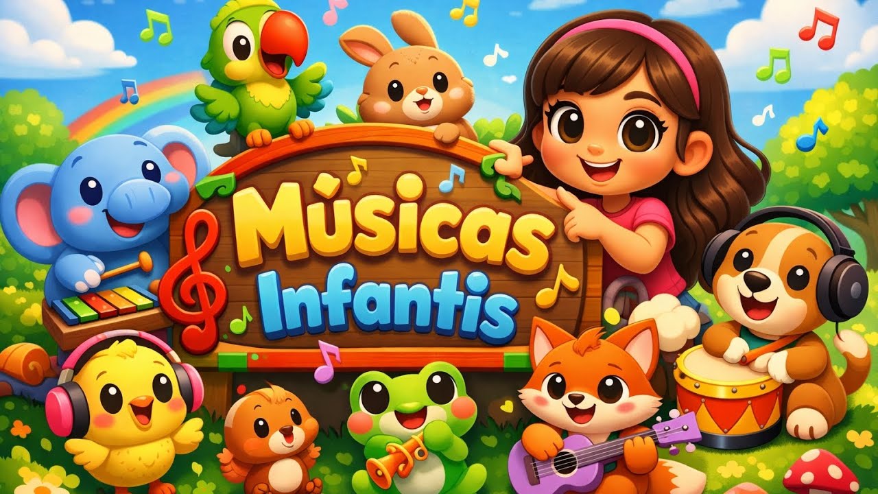 MÚSICAS INFANTIS 🎶 MÚSICAS PARA CRIANÇAS 🎶 MUNDO MUSICAL DA ELLY
