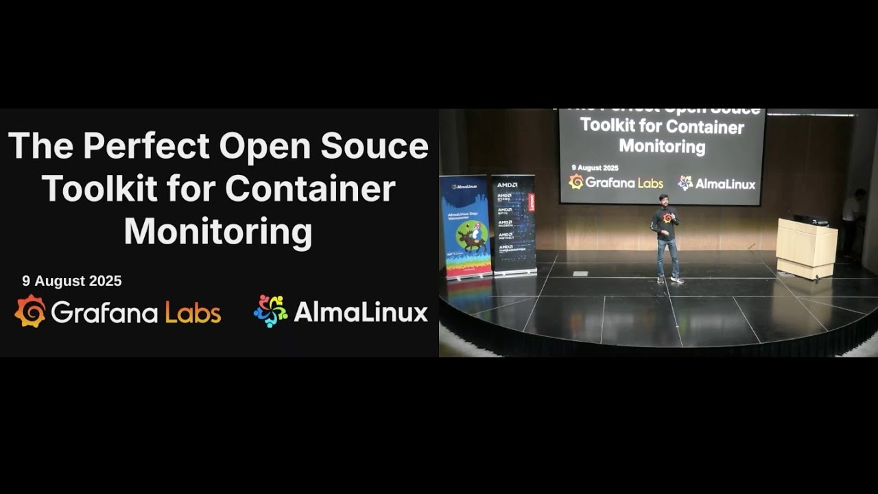 AlmaLinux Day Vancouver 2025: The Perfect Open Source Toolkit for Container Monitoring