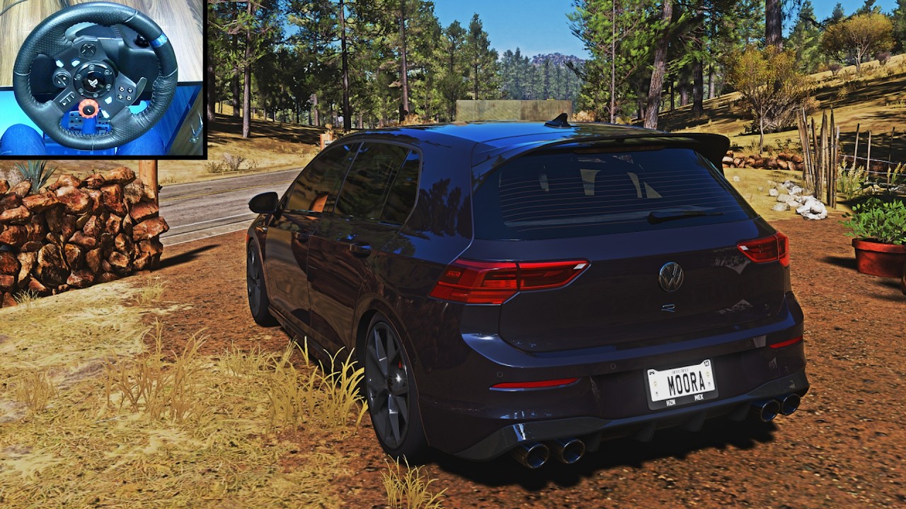 Volkswagen Golf R - Forza Horizon 5 | Logitech G29 Steering Wheel Gameplay