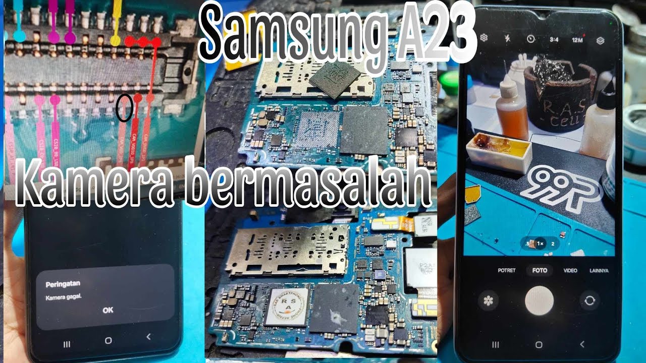 samsung A23 kamera gagal