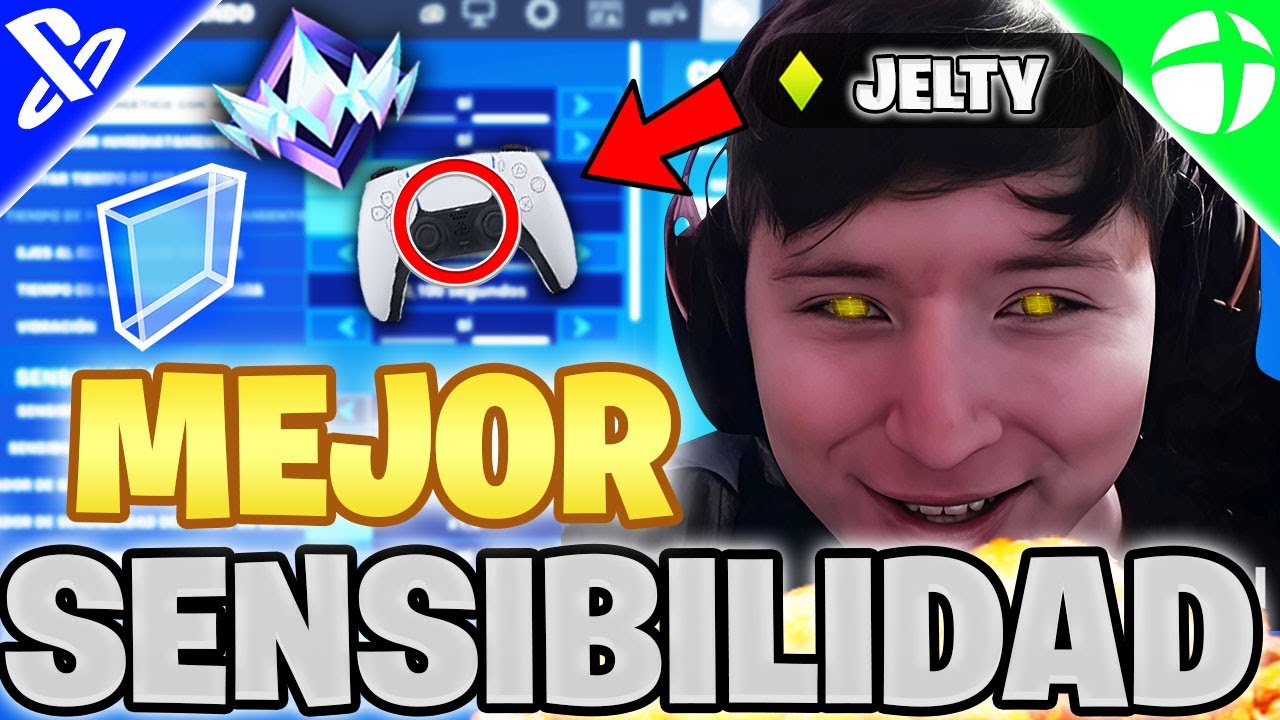 🎯 La MEJOR SENSIBILIDAD y CONFIGURACI&Oacute;N para MANDO JELTY Fortnite (PS4/PS5/XBOX/PC) Tips y Guia✅