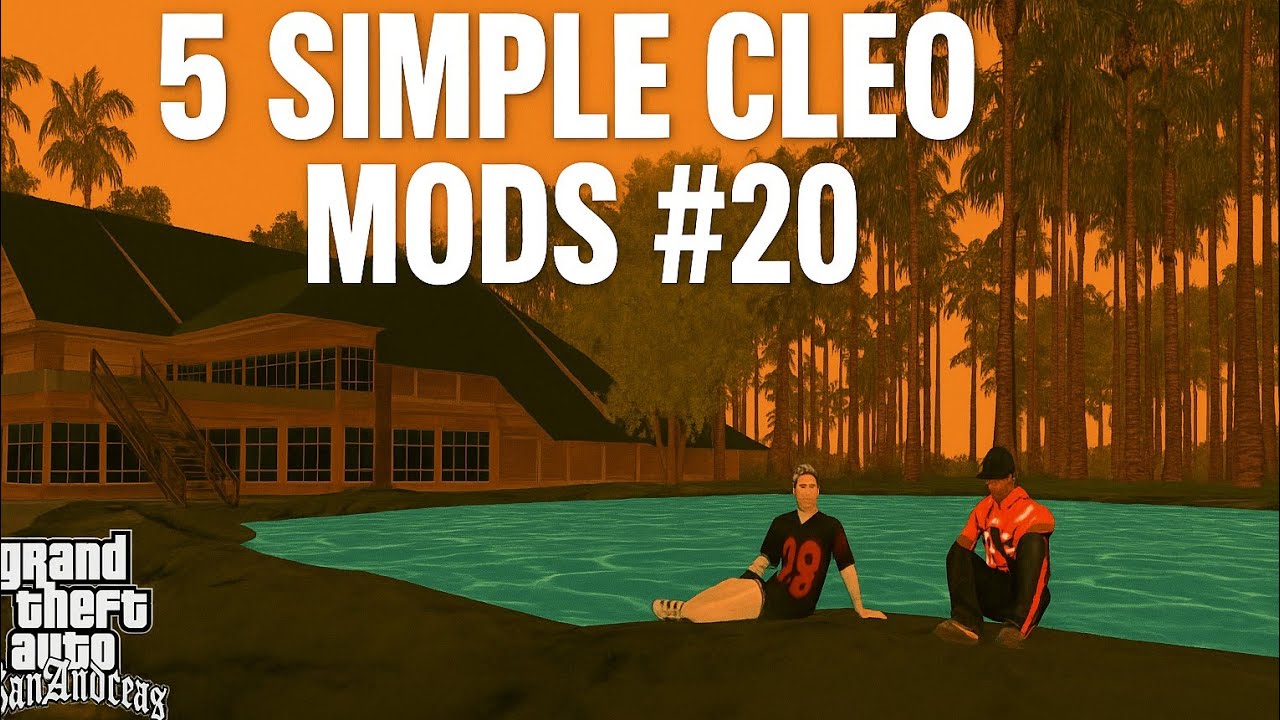 5 SIMPLE CLEO MODS #10 - GTA SA ANDROID