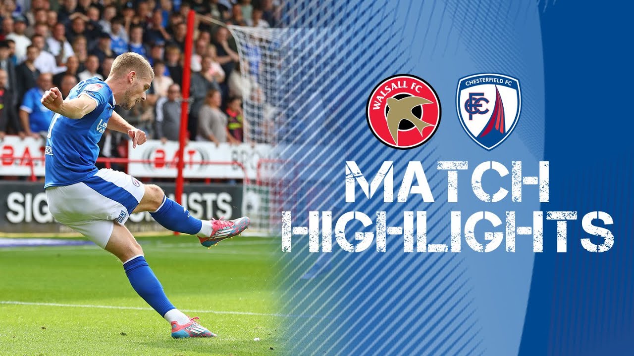 HIGHLIGHTS | Walsall vs Spireites