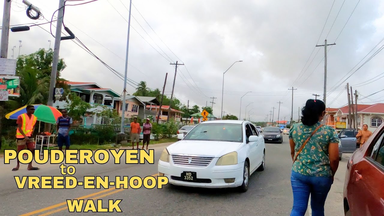 WALK FROM POUDEROYEN TO VREED - EN - HOOP WEST BANK DEMERARA GUYANA