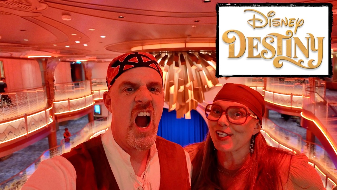 AARRGH!  It be Pirate Night on the Disney Destiny!  Fireworks at Sea!