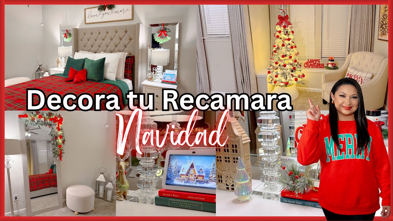 DECORA tu RECAMARA para NAVIDAD 2025 / Christmas Bedroom Decor ideas