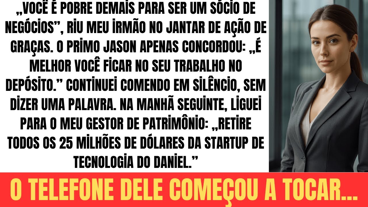Me chamaram de POBRE... Até eu comprar a empresa deles em segredo! 🤫💸
