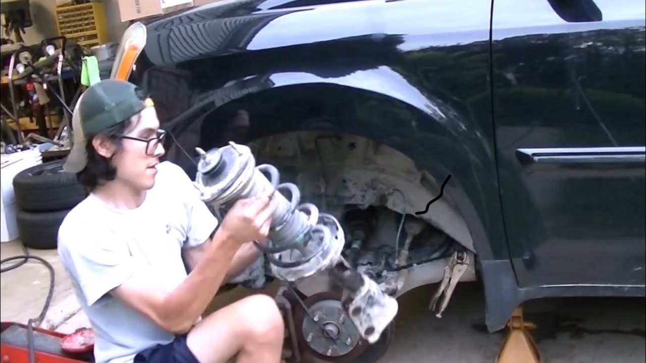 How to Replace Front Strut Assembly 2009-2015 Honda Pilot (2013 Honda Pilot) (Drivers Side)