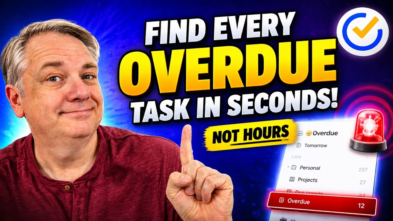 How to Find & Fix Overdue Tasks in TickTick (Simple Filter Tip)